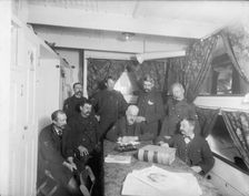 U.S.S. Maine, chief petty officers quarters, 1896. Creator: Unknown