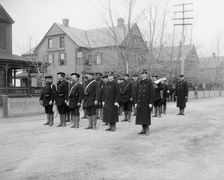 U.S.S. Maine, pioneers, (1896?). Creator: Henry Greenwood Peabody