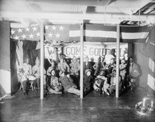 U.S.S. Maine, the actors, 1896. Creator: Unknown