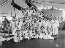 U.S.S. Massachusetts, apprentices, between 1896 and 1901. Creator: Unknown