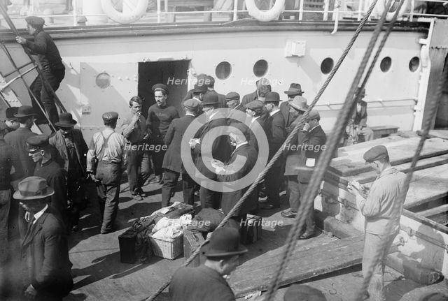 USS Martha Washington returning for Balkan War, between c1910 and c1915. Creator: Bain News Service.