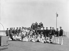 U.S.S. Nahant, ship's company, 1898. Creator: Edward H Hart
