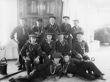 U.S.S. Newark, apprentices, between 1891 and 1901. Creator: Unknown