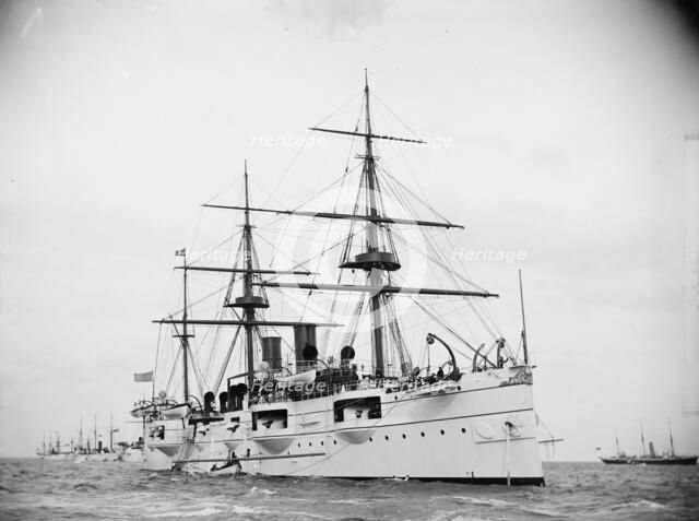 U.S.S. Newark, between 1891 and 1901. Creator: William H. Jackson.
