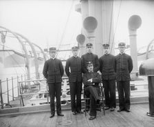 U.S.S. Newark, junior officers, between 1891 and 1901. Creator: Unknown