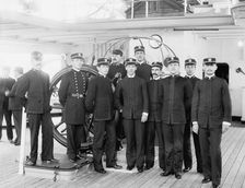 U.S.S. Newark, junior officers, between 1891 and 1901. Creator: Unknown