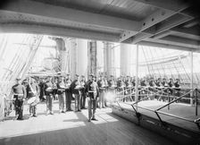 U.S.S. Newark, marine guard, between 1891 and 1901. Creator: Unknown