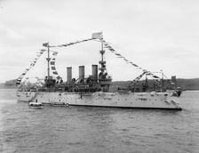 U.S.S. New York, 1899 Apr 27. Creator: William H. Jackson