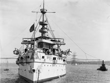 U.S.S. New York, c1894. Creator: William H. Jackson