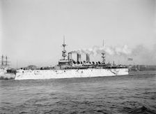 U.S.S. New York, c1893. Creator: William H. Jackson