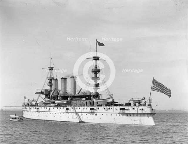 U.S.S. New York, c1900. Creator: William H. Jackson.