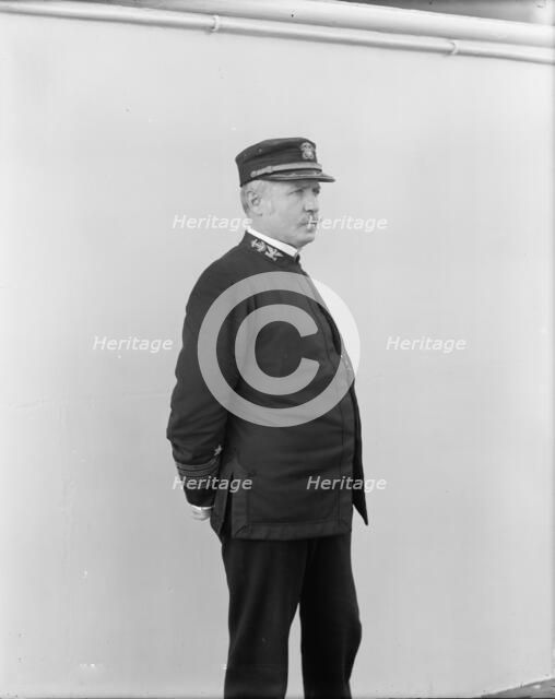 U.S.S. New York, Capt. Chadwick, between 1893 and 1901. Creator: William H. Jackson.