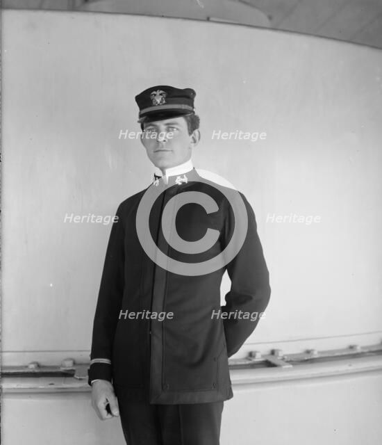 U.S.S. New York, Ensign Castleman, between 1893 and 1901. Creator: William H. Jackson.