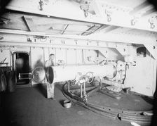 U.S.S. New York, torpedo tube, between 1893 and 1901. Creator: William H. Jackson