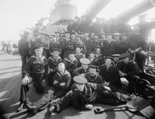 U.S.S. Oregon, engineer force, between 1896 and 1901. Creator: William H. Jackson