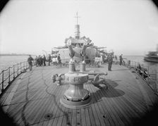 U.S.S. Oregon, quarter deck, between 1896 and 1901. Creator: William H. Jackson