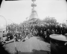 U.S.S. Oregon, ship's company, between 1896 and 1901. Creator: Unknown