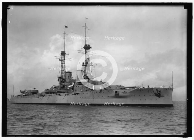 U.S.S. Arkansas Or U.S.S. Wyoming, between 1914 and 1918. Creator: Harris & Ewing.