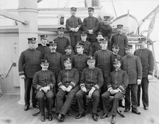 U.S.S. Buffalo officers, between 1898 and 1901. Creator: Unknown