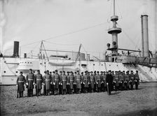 U.S.S. Brooklyn, Marine guard, 1897. Creator: Unknown