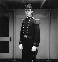 U.S.S. Brooklyn, Ensign Proctor, between 1896 and 1899. Creator: Unknown