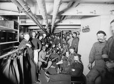 U.S.S. Brooklyn, "Hogan's Alley", between 1896 and 1901. Creator: Unknown