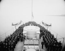 U.S.S. Brooklyn, ship's company, c.between 1896 and 1899. Creator: Unknown