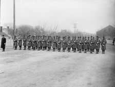 U.S.S. Columbia, Marines, between 1894 and 1901. Creator: Unknown