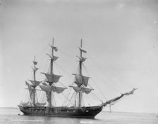 U.S.S. Constellation, between 1890 and 1901. Creator: Unknown