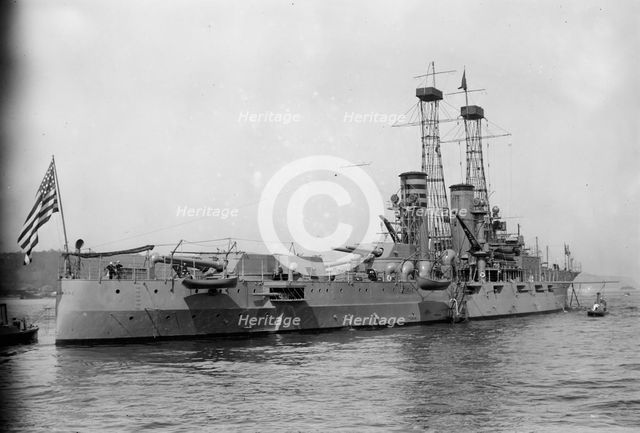 USS Delaware, between c1910 and c1915. Creator: Bain News Service.