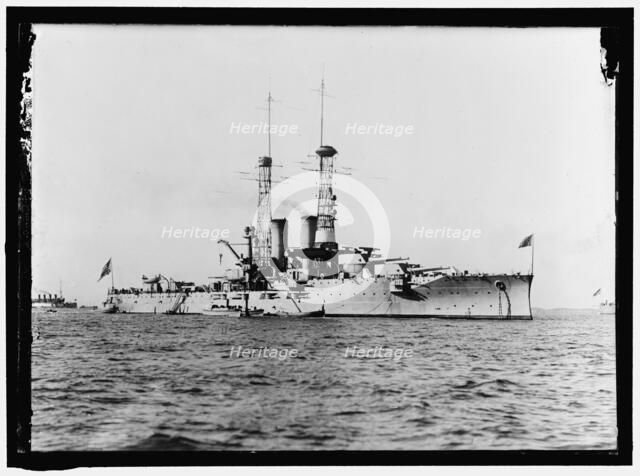 USS Florida, BB-30, between 1913 and 1917.  Creator: Harris & Ewing.