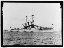 USS Florida, BB-30, between 1913 and 1917. Creator: Harris & Ewing