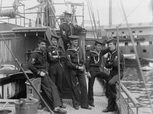U.S.S. Huntress, crew, 1898. Creator: Unknown