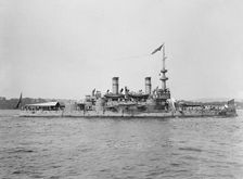 U.S.S. Indiana, between 1895 and 1901. Creator: Unknown