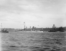 U.S.S. Indiana, Dewey Naval Parade, 1899. Creator: Unknown