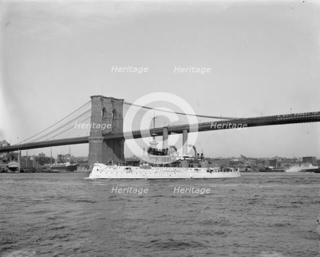 U.S.S. Iowa, between 1897 and 1901. Creator: Unknown.