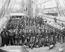 U.S.S. Kearsarge, ship's company, between 1890 and 1894. Creator: Unknown