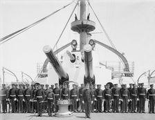 U.S.S. Kentucky, Marine guard, 1900 or 1901. Creator: Unknown