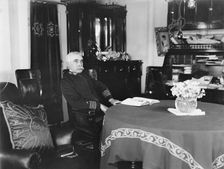 U.S.S. Kentucky, Capt. Chester in his cabin, 1900 or 1901. Creator: Unknown