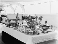 U.S.S. Kentucky silver service, presented by citizens of Kentucky, 1900 or 1901. Creator: Edward H Hart