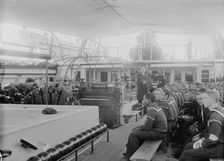 U.S.S. Richmond, church services, between 1890 and 1901. Creator: Unknown
