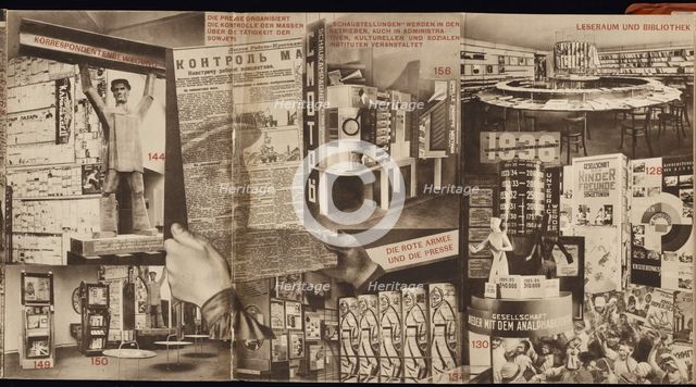 USSR. Catalogue of the Soviet pavilion at the International Press Exhibition, Cologne, 1928. Artist: Lissitzky, El (1890-1941)