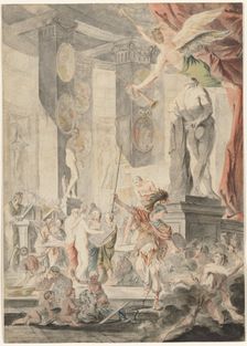 Ut Pictura Poesis, 1745-1746. Creator: Charles-François Hutin (French, 1715-1776)