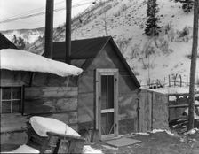 Utah coal miner's house, Consumers, near Price, Utah, 1936. Creator: Dorothea Lange
