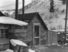 Utah coal miner's house, Consumers, near Price, Utah, 1936. Creator: Dorothea Lange