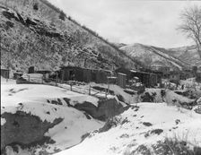 Utah coal miners houses, Blue Blaze mine, Consumer, near Price, Utah., 1936. Creator: Dorothea Lange
