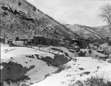 Utah coal miners houses, Blue Blaze mine, Consumer, near Price, Utah., 1936. Creator: Dorothea Lange