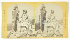 Ute Braves, of the Kah-poh-teh band, Northern New Mexico, in "full dress", 1874. Creator: Tim O'Sullivan