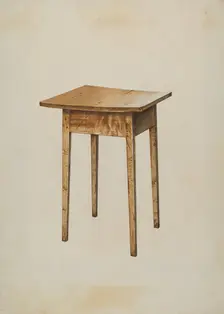 Utility Table, 1937. Creator: Henry Tomaszewski