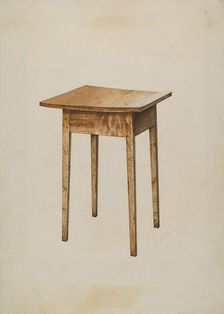 Utility Table, 1937. Creator: Henry Tomaszewski